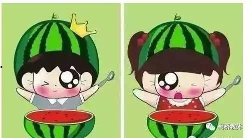 夏日正确吃瓜姿势图片视频,夏日吃瓜的正确打开方式